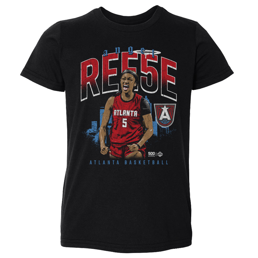 Angel Reese Atlanta Dream Cityscape Youth T-Shirt