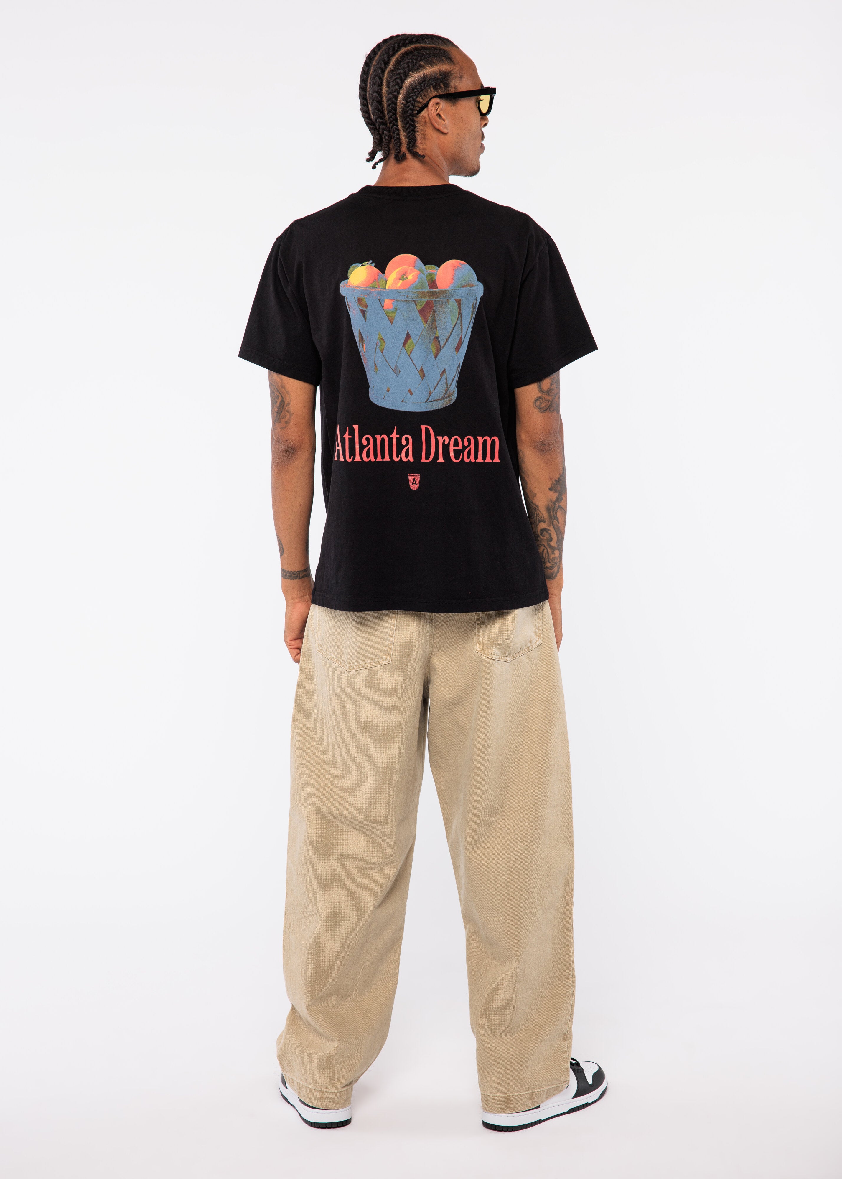 Peach Basket Tee in Black – Atlanta Dream