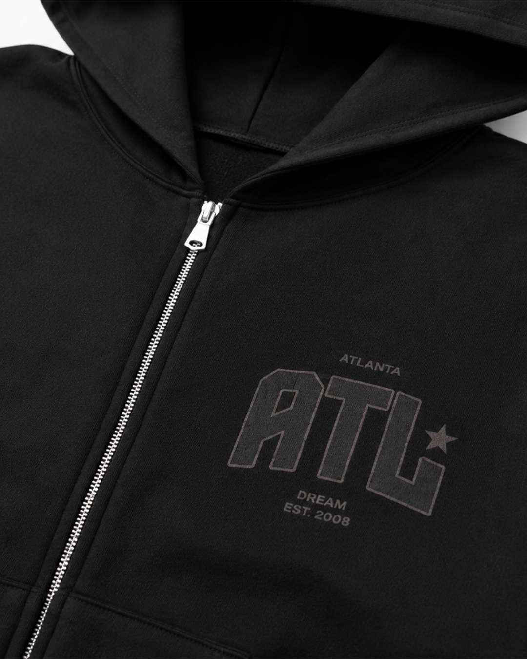 Dream Essential Zip Hoodie Black