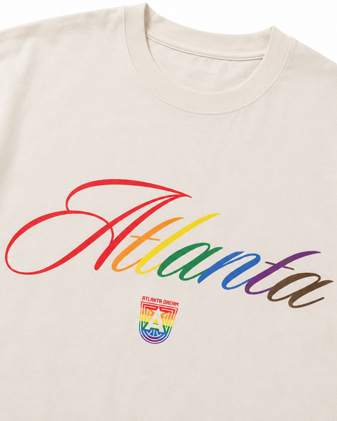 Pride Rainbow Script Tee
