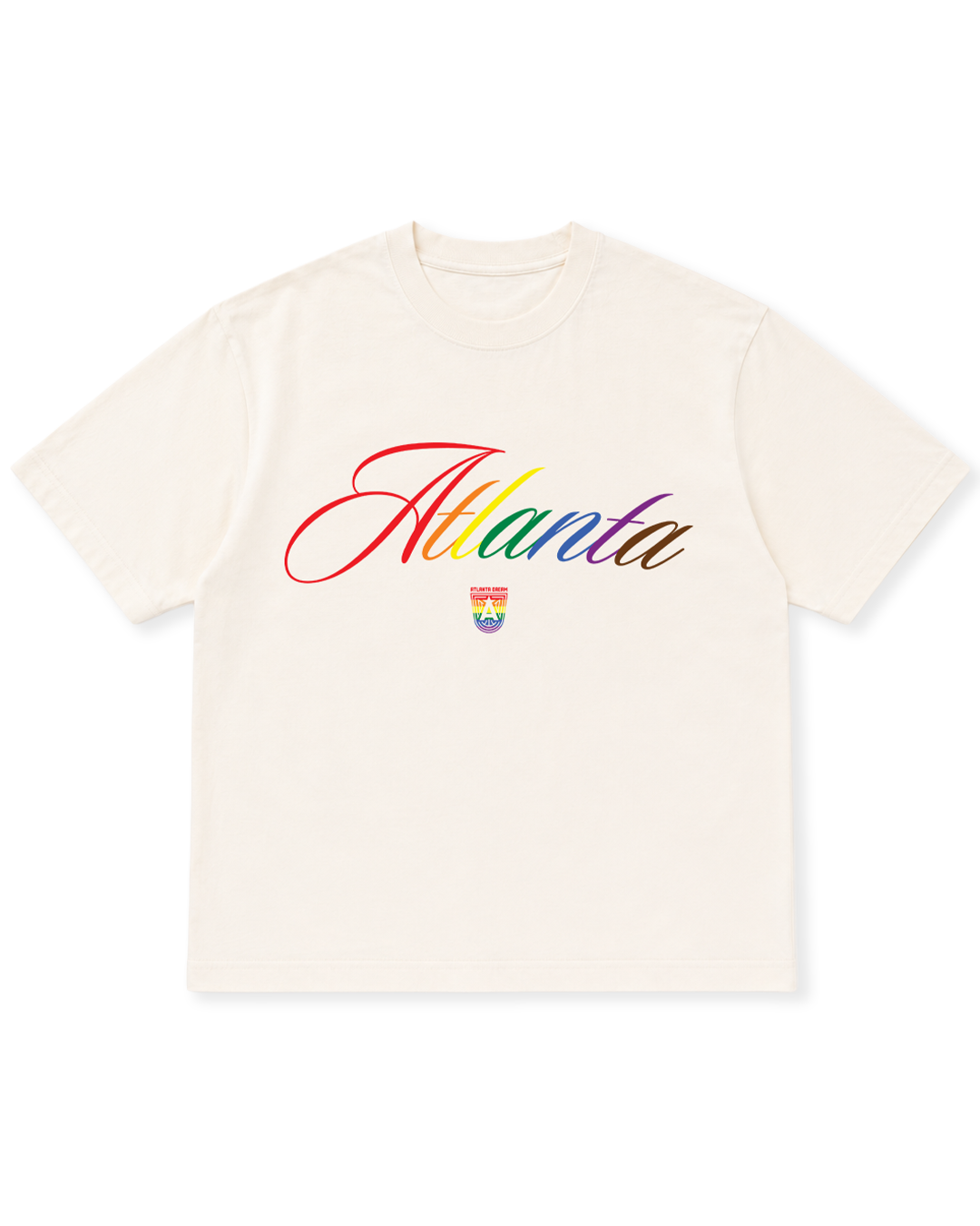 Pride Rainbow Script Tee
