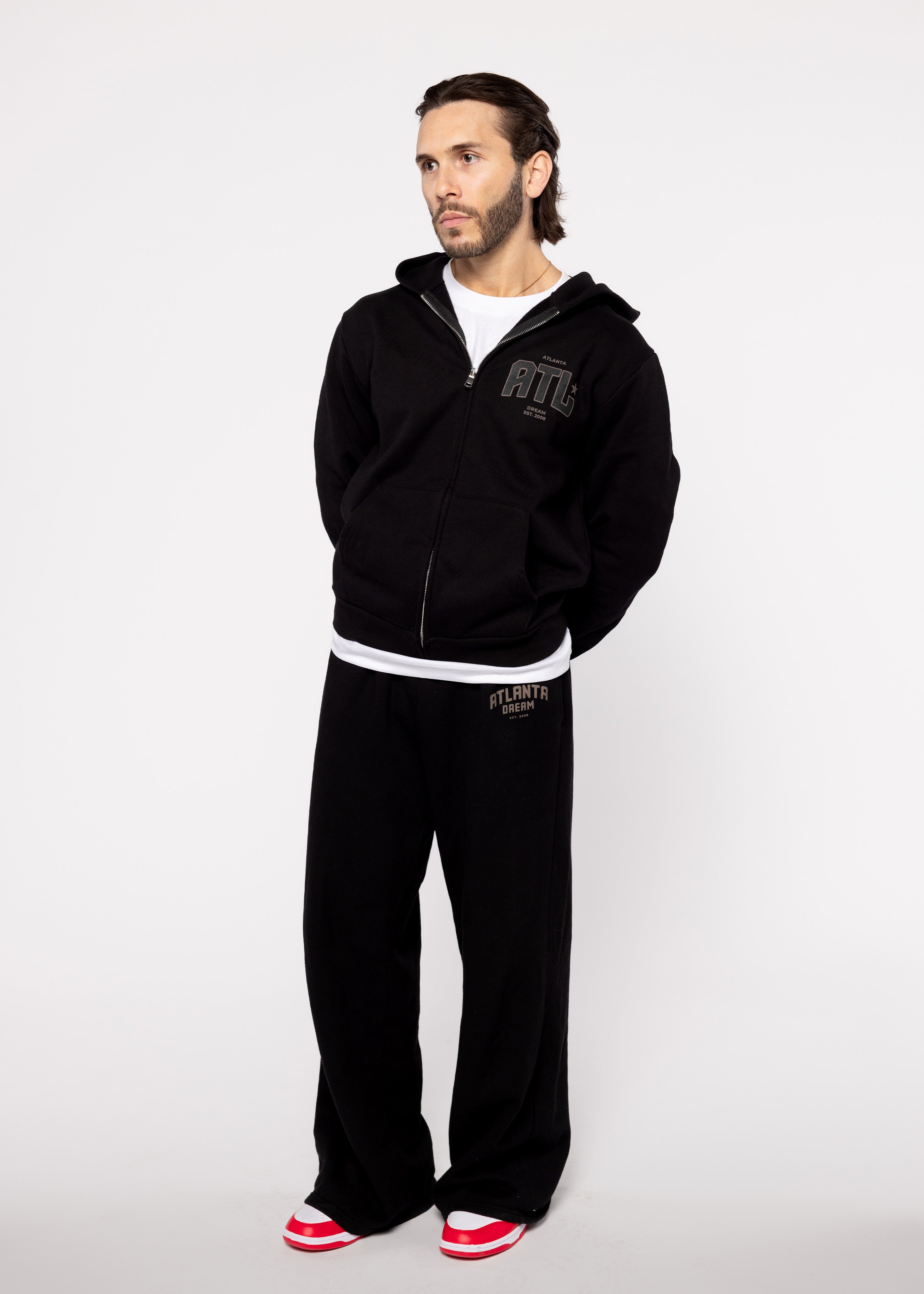 Dream Essential Zip Hoodie Black