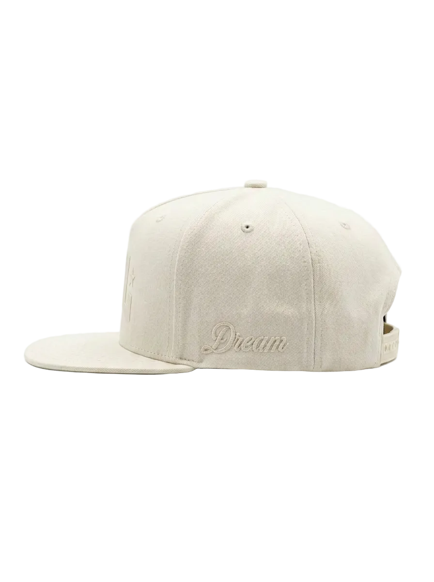 Cream hat with "ATL" text