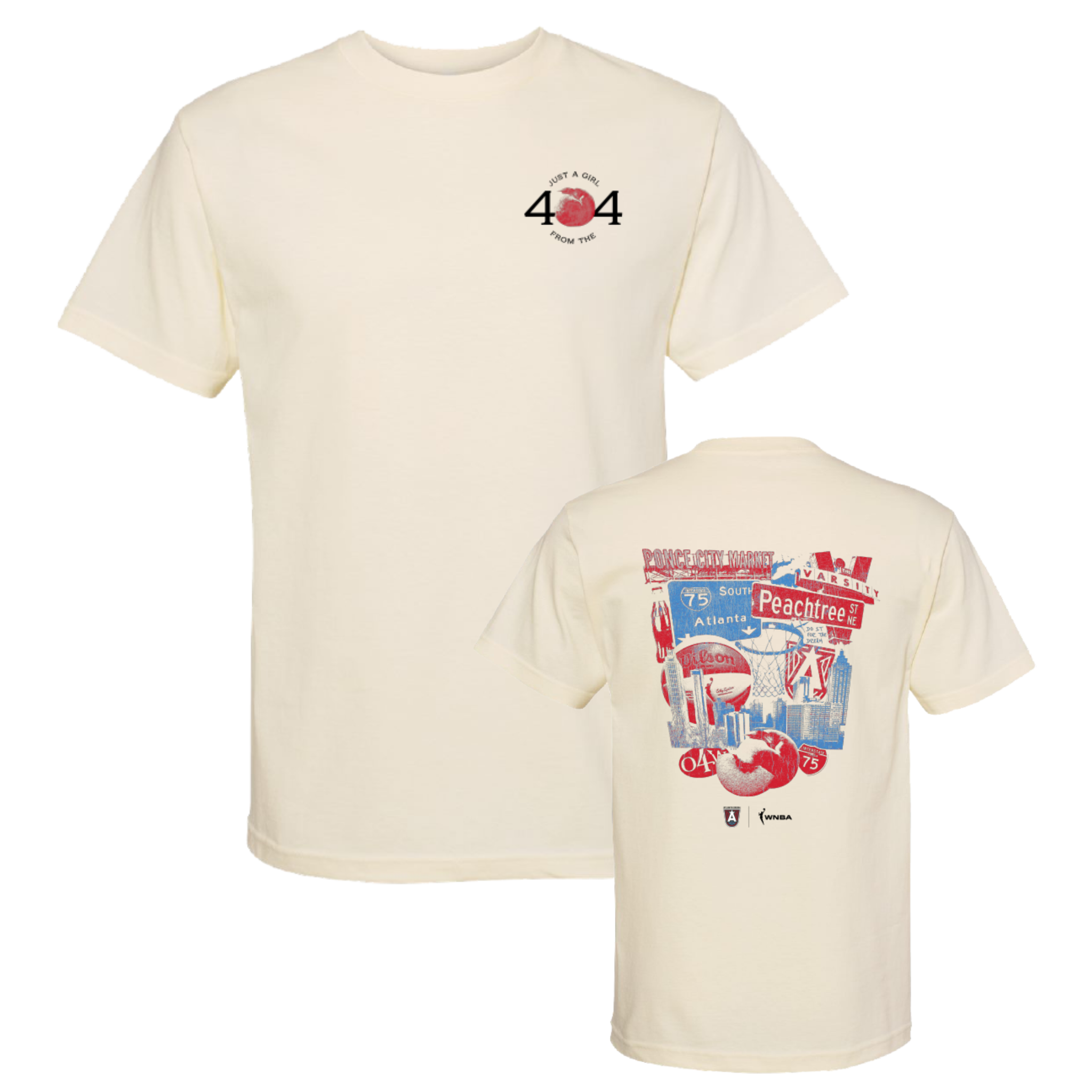 Atlanta Dream Just A Girl From "404" T-Shirt Both