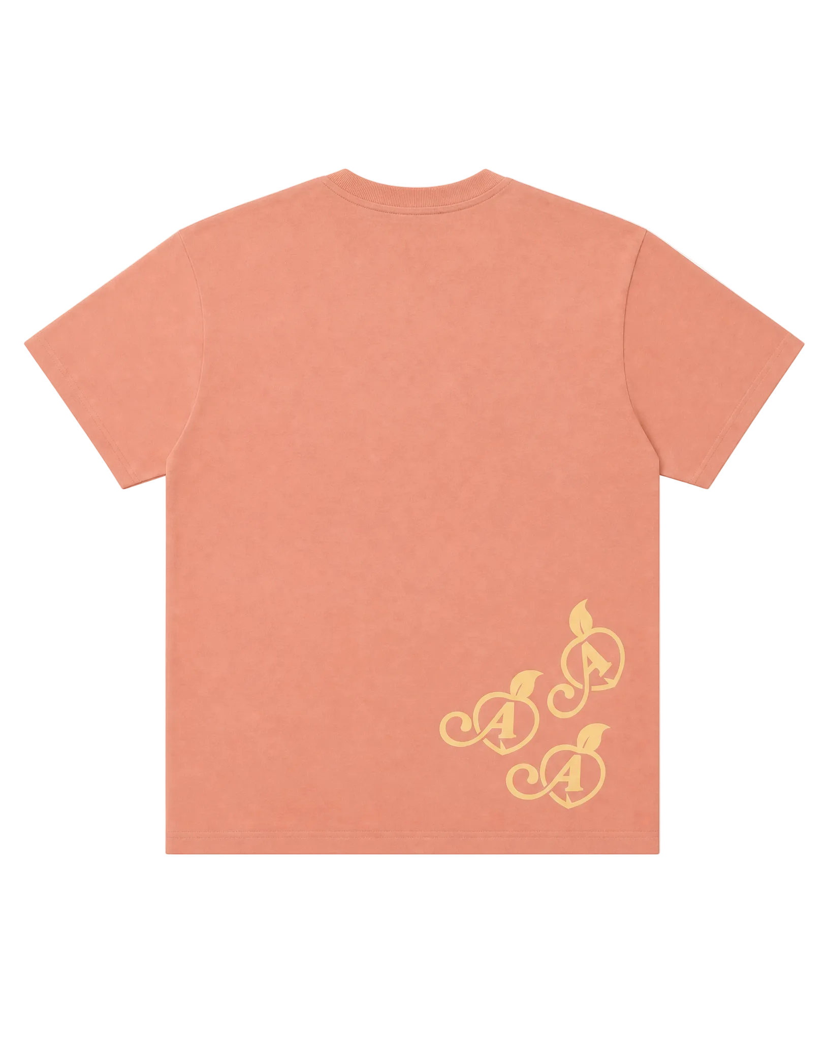 Peach colored t-shirt
