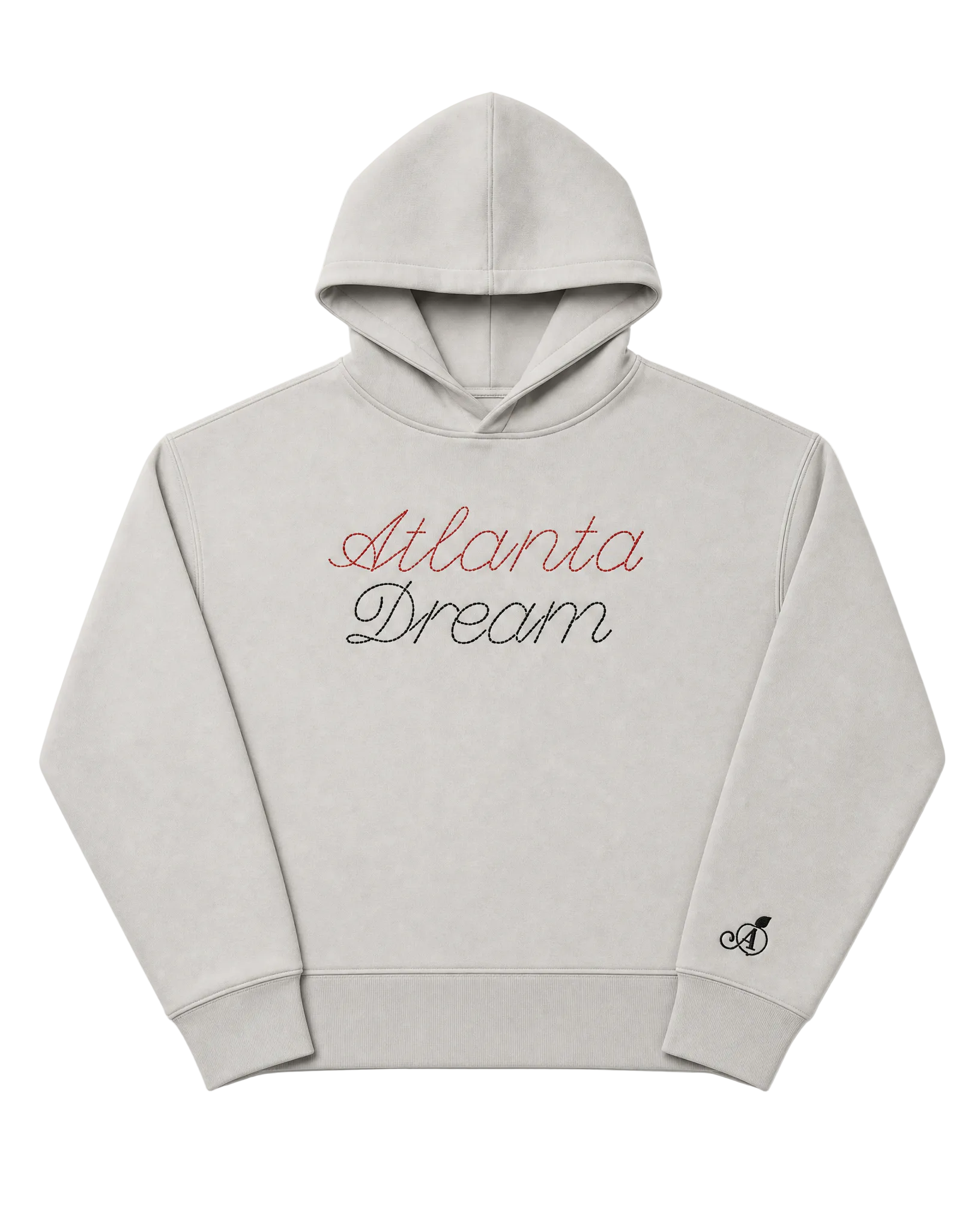 Bone colored hoodie with "Atlanta Dream"