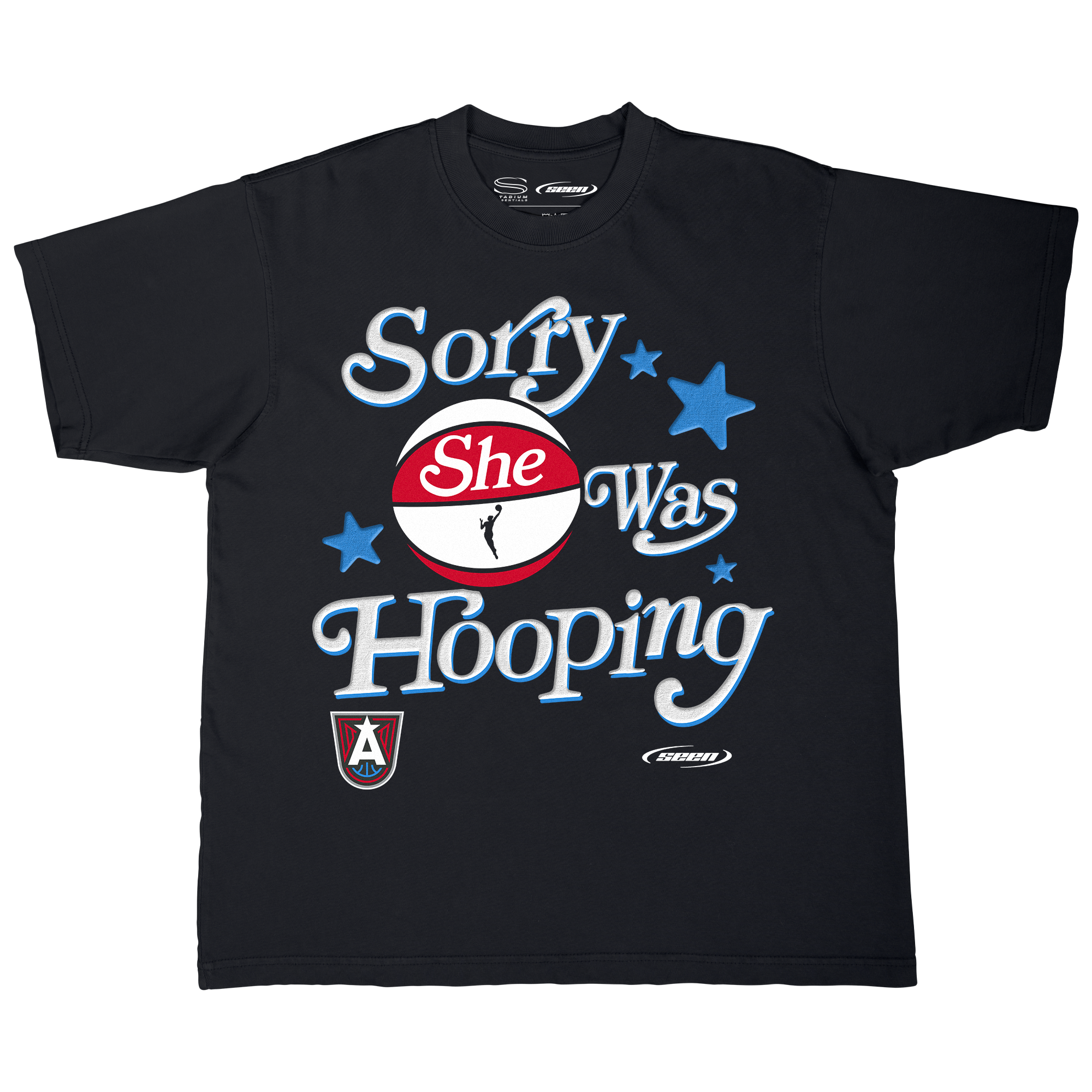 Seen x Atlanta Dream Sorry She Was Hooping T-Shirt