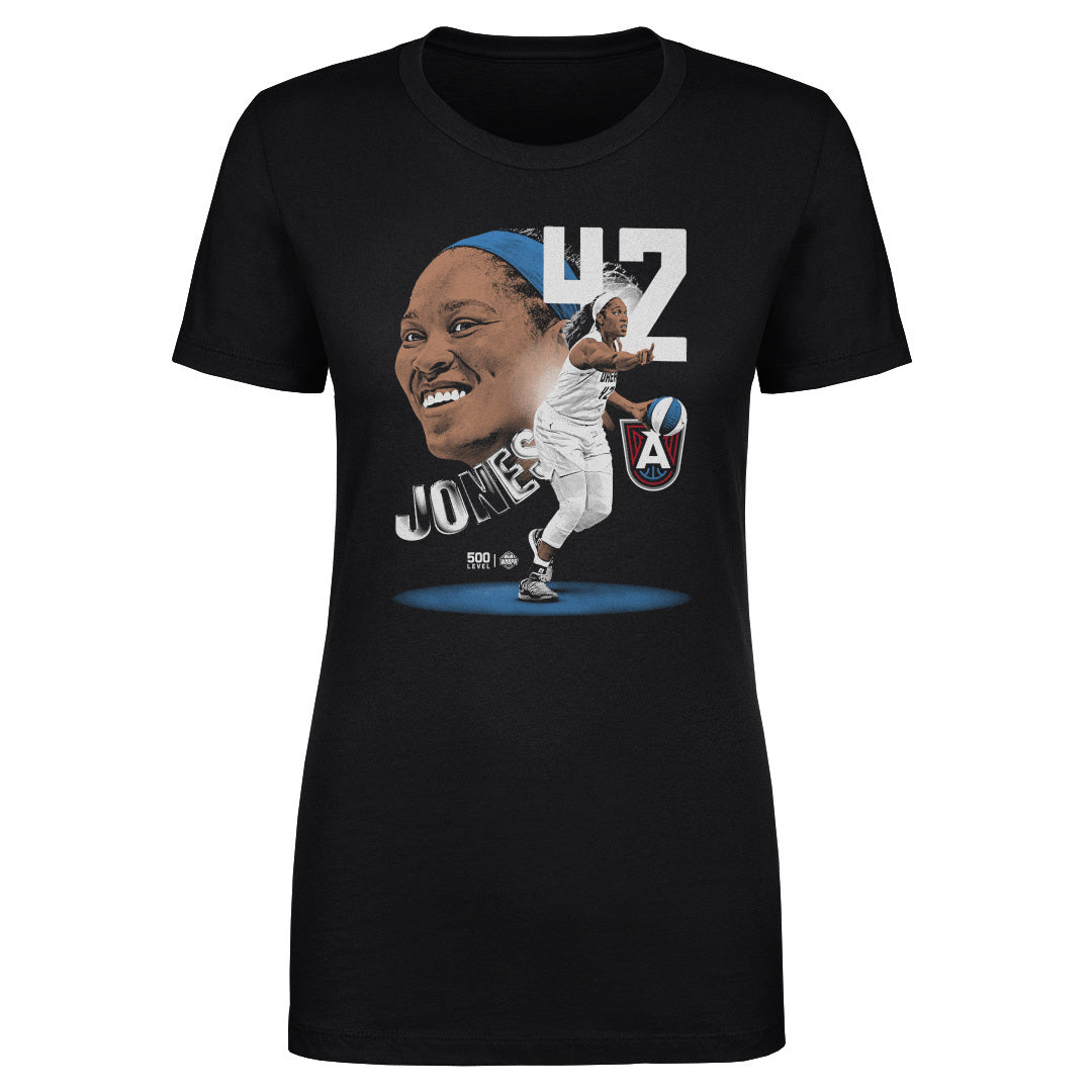 Brionna Jones Atlanta Dream Dual Image Fitted T-Shirt