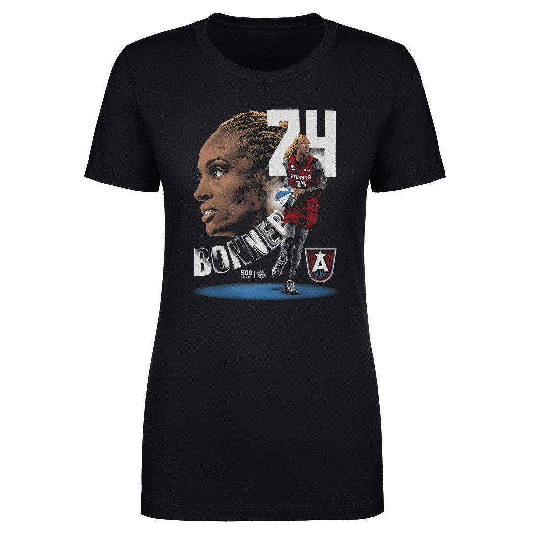 Dewanna Bonner Atlanta Dream Dual Image Fitted T-Shirt