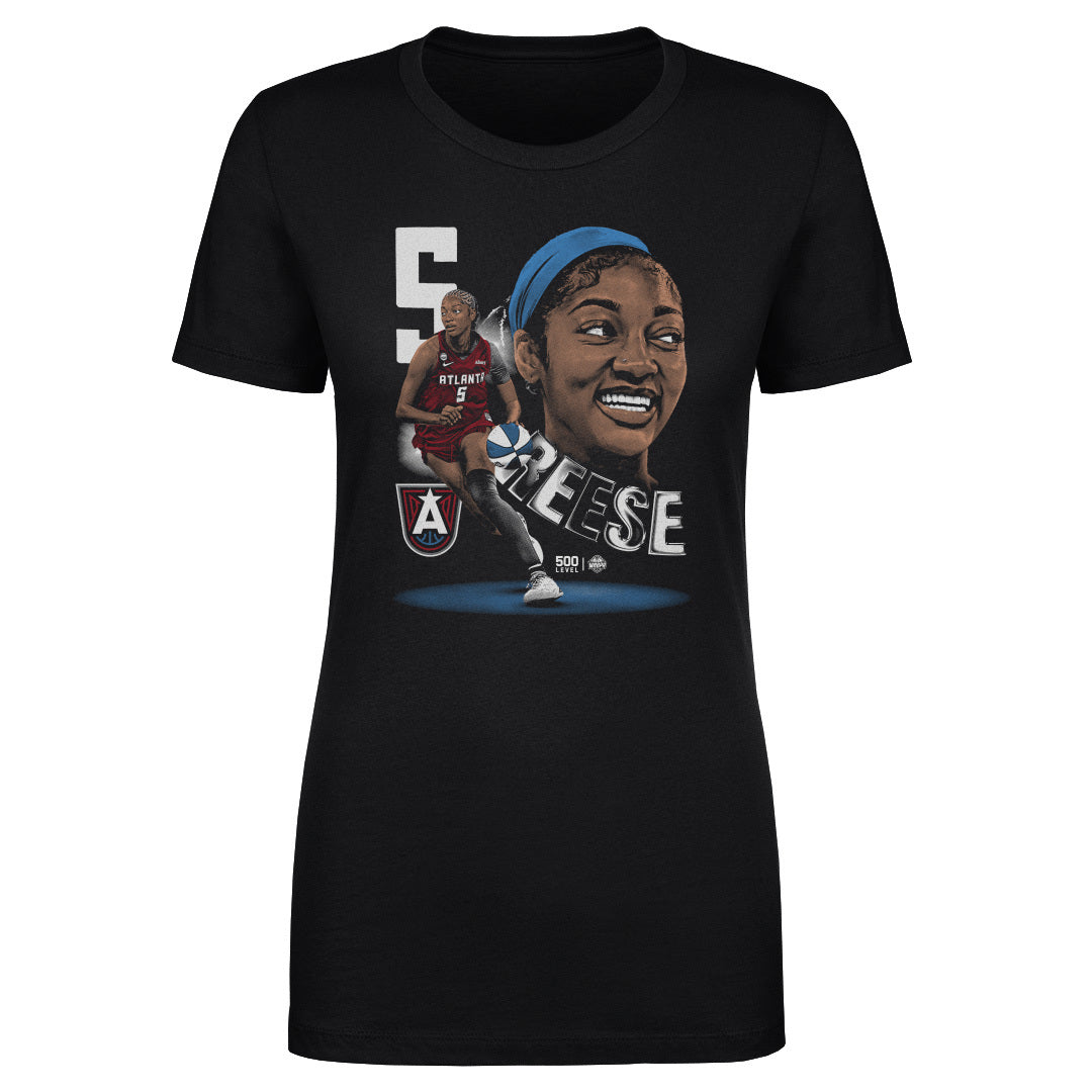 Angel Reese Atlanta Dream Dual Image Fitted T-Shirt