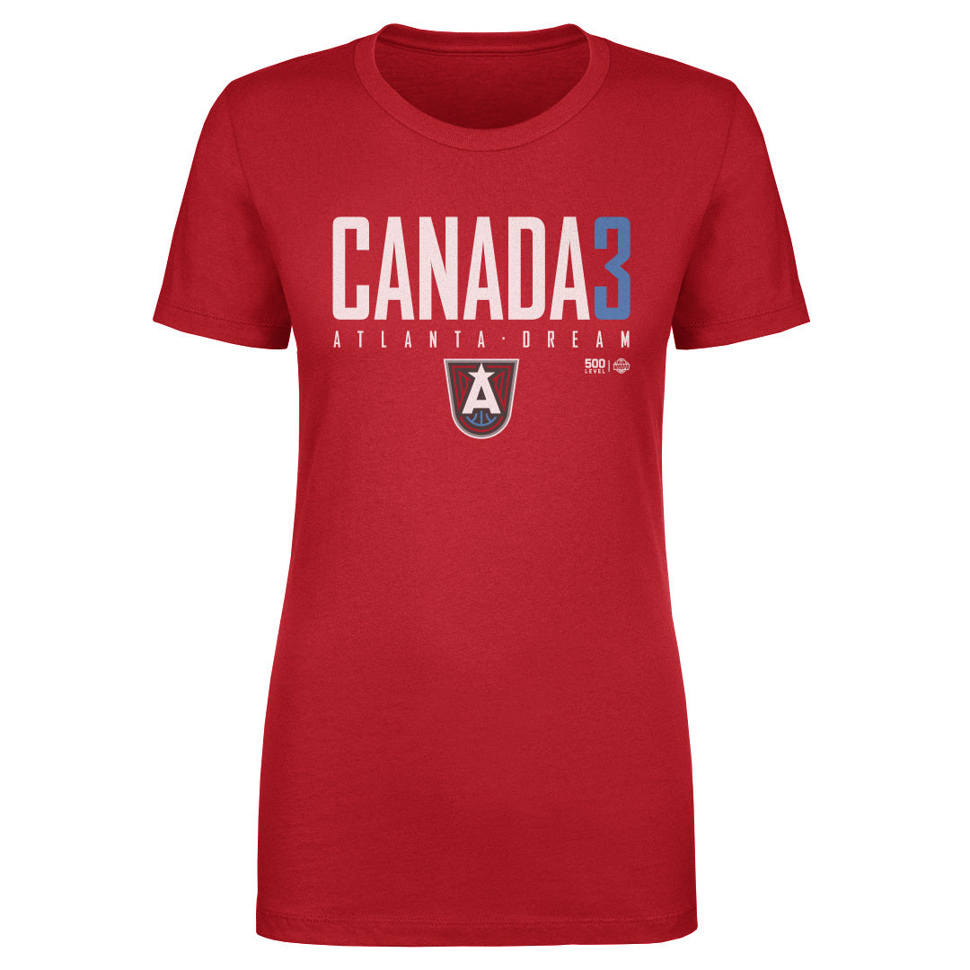 Jordin Canada Atlanta Dream Elite Fitted T-Shirt