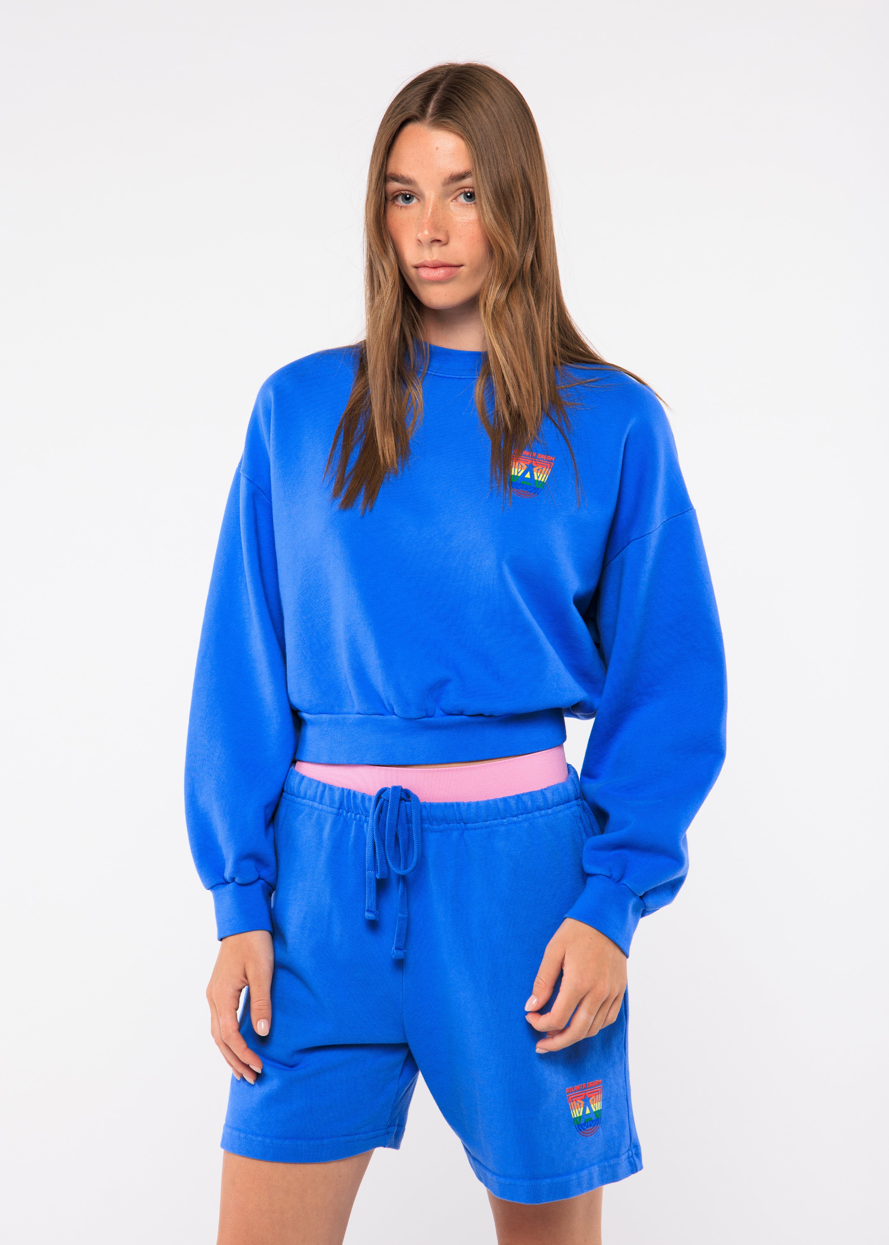 その他 Pride Oversized Crew Neck Top-XS Pride Crest Fleece Crew – Atlanta Dream